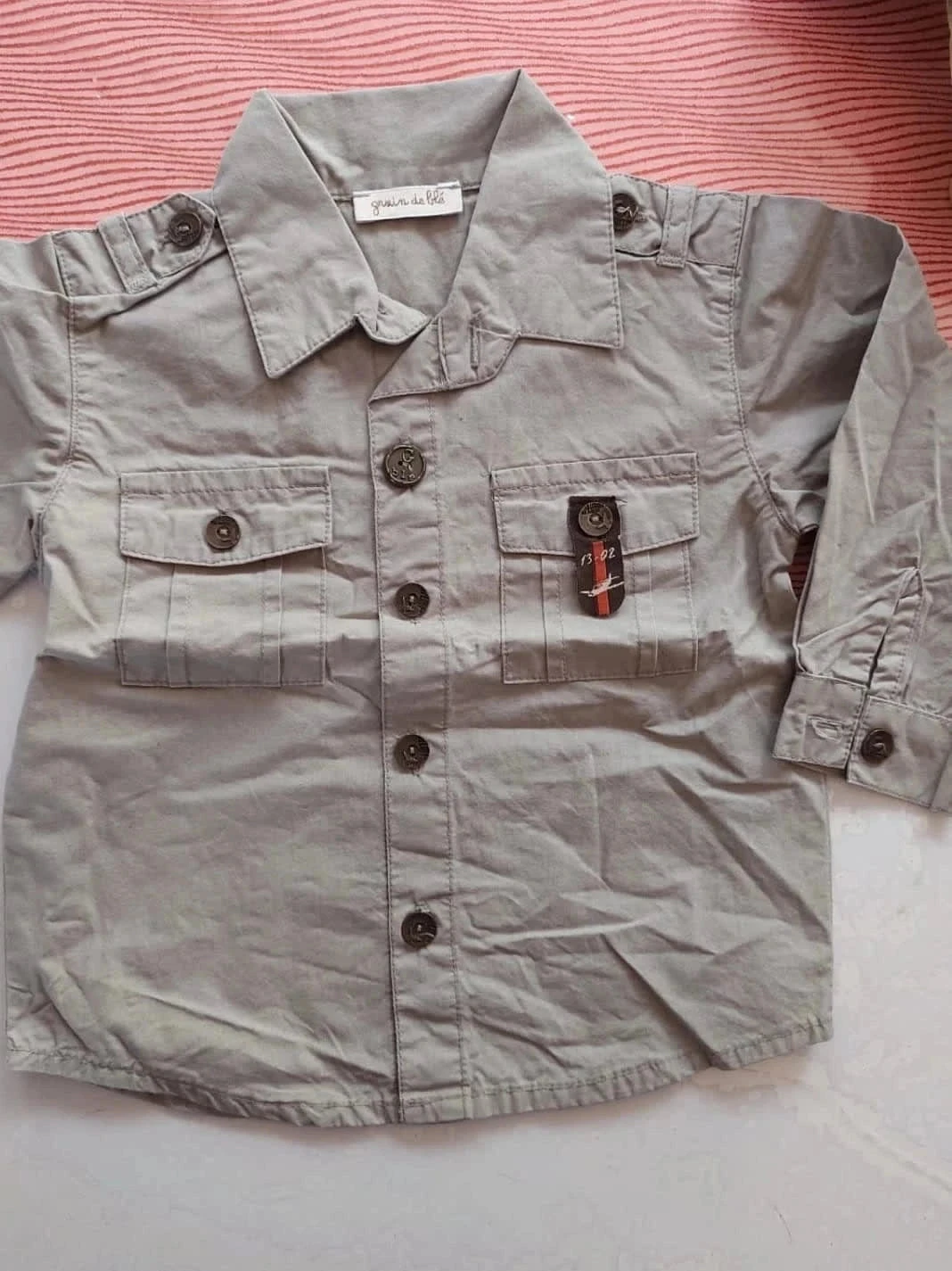 Camisa de grano de trigo 12meses – photo 2